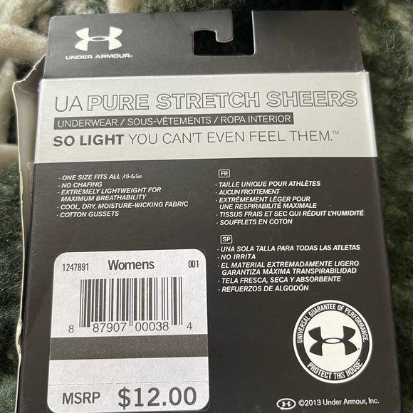 Under Armour Black Cheeky Underwear, OS - Picture 2 of 3